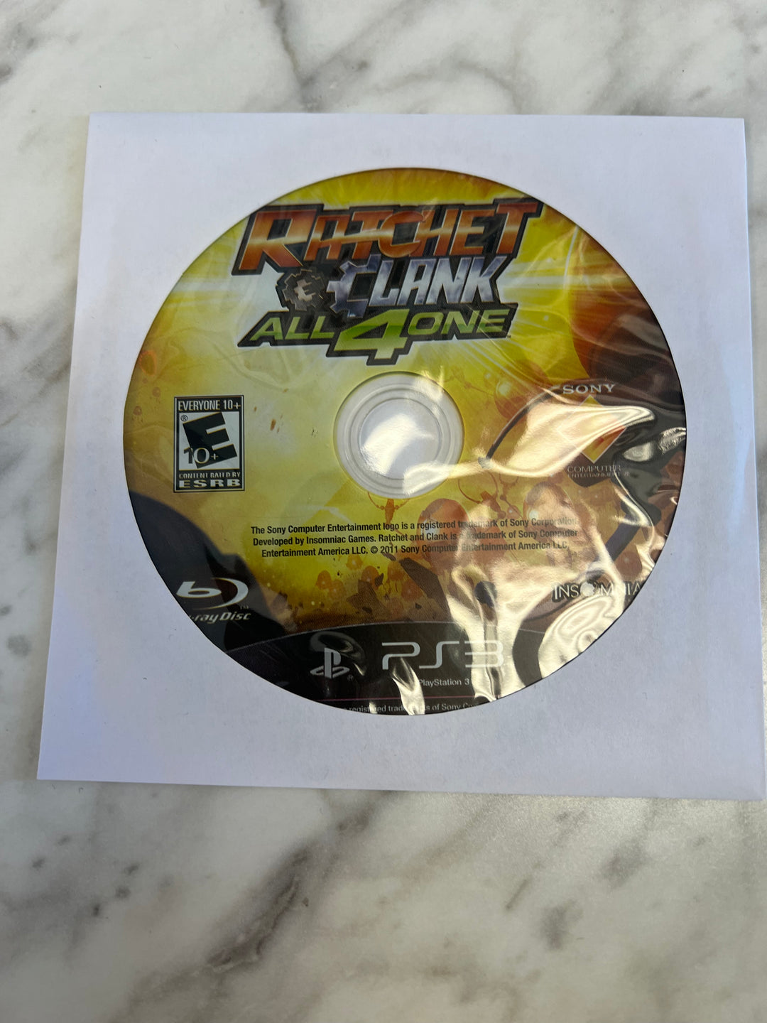 Ratchet & Clank All 4 One for PS3 Playstation 3 Disc Only No Case/Manual DU62724