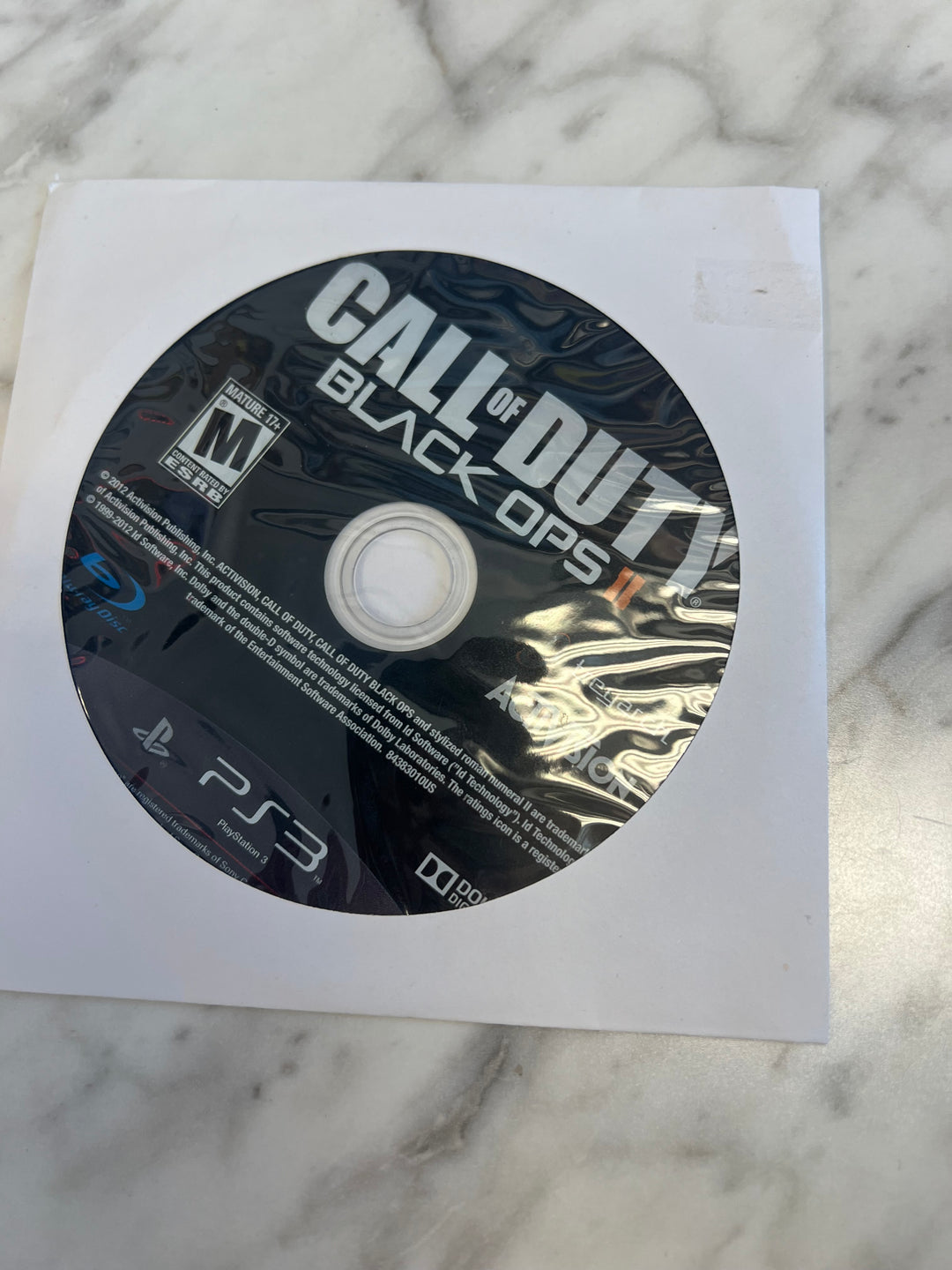 Call of Duty Black Ops II 2 for PS3 Playstation 3 Disc Only No Case/Manual DU62724