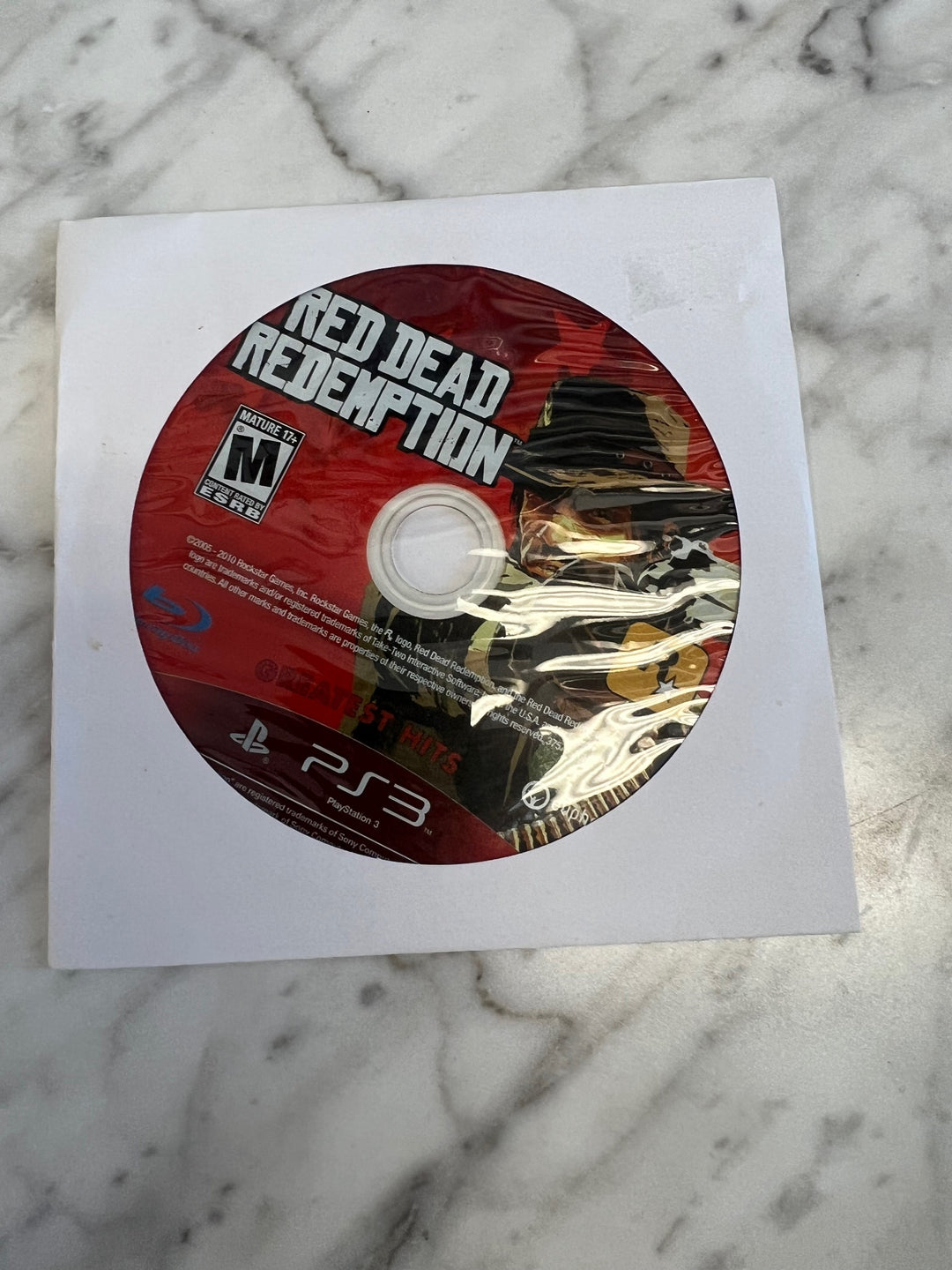 Red Dead Redemption for PS3 Playstation 3 Disc Only No Case/Manual DU62724