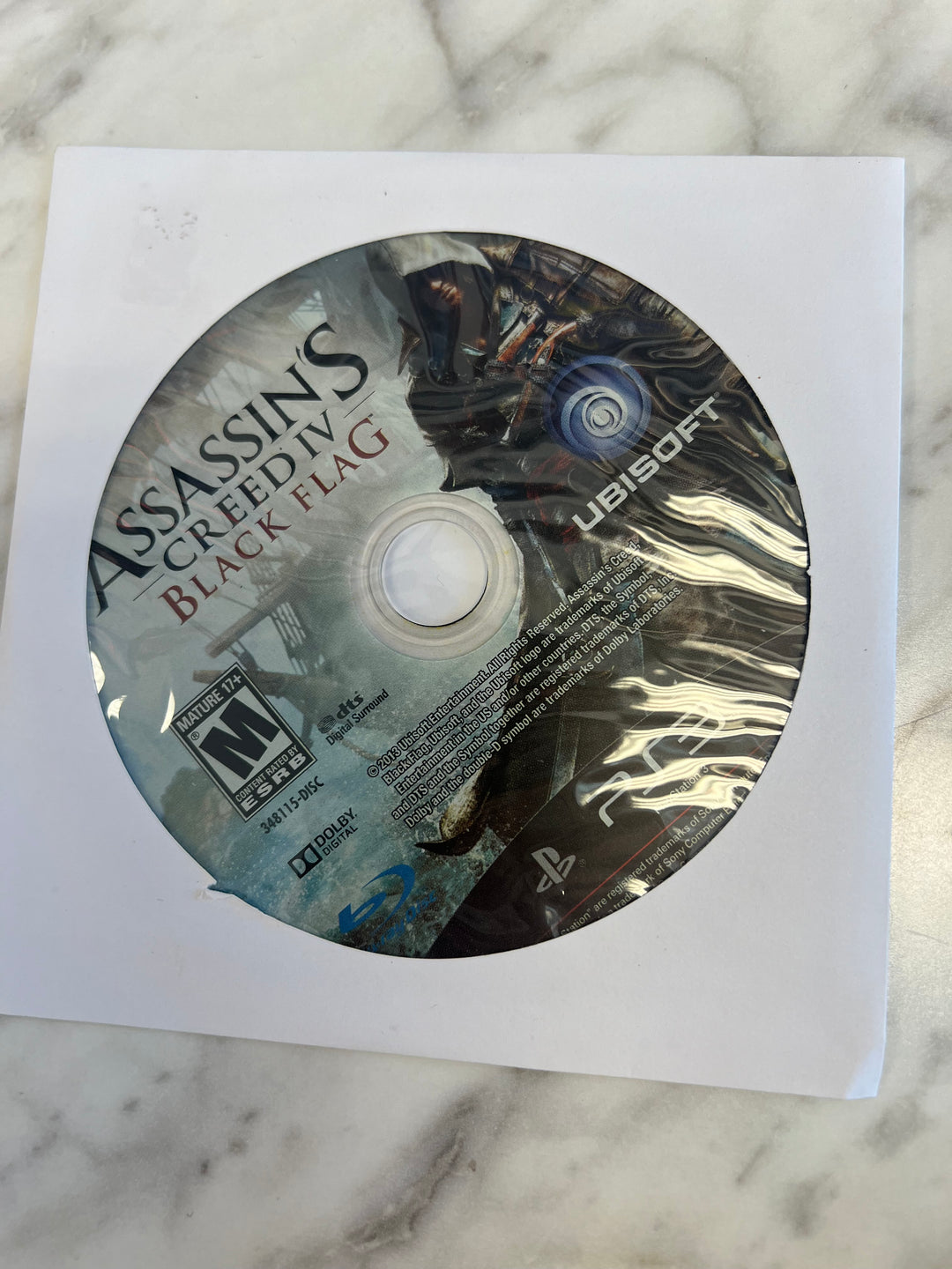 Assassin's Creed IV Black Flag for PS3 Playstation 3 Disc Only No Case/Manual DU62724