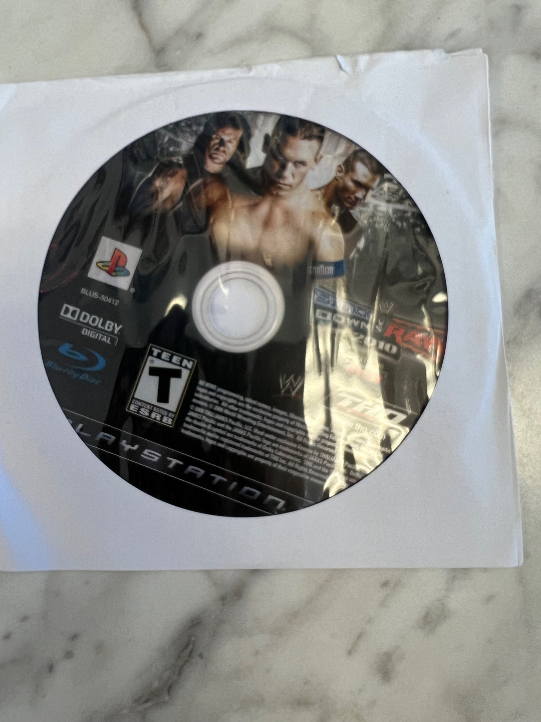 WWE Smackdown vs Raw 2010 for PS3 Playstation 3 Disc Only No Case/Manual DU62724
