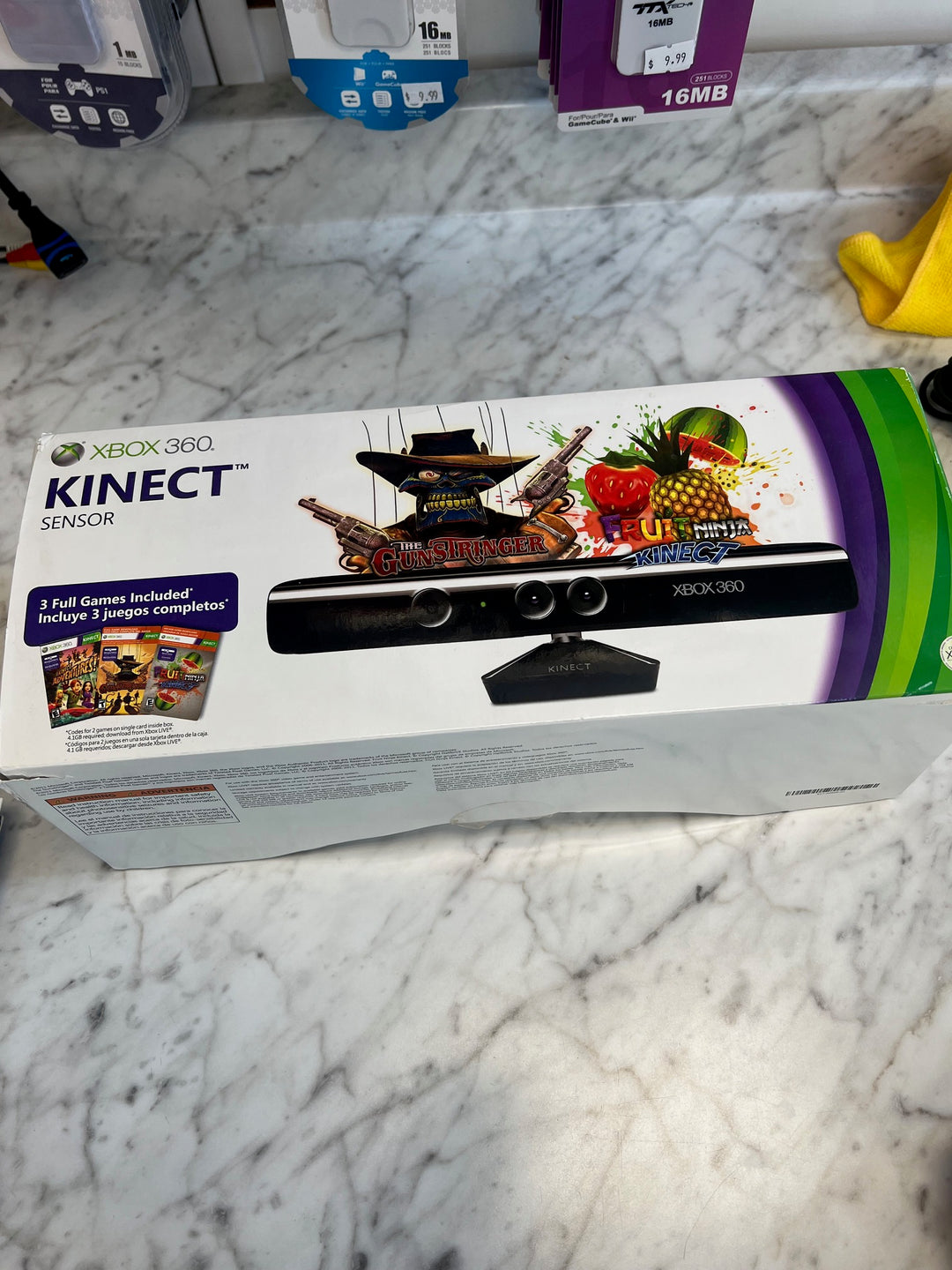 Xbox 360 Kinect Sensor in Box A63025