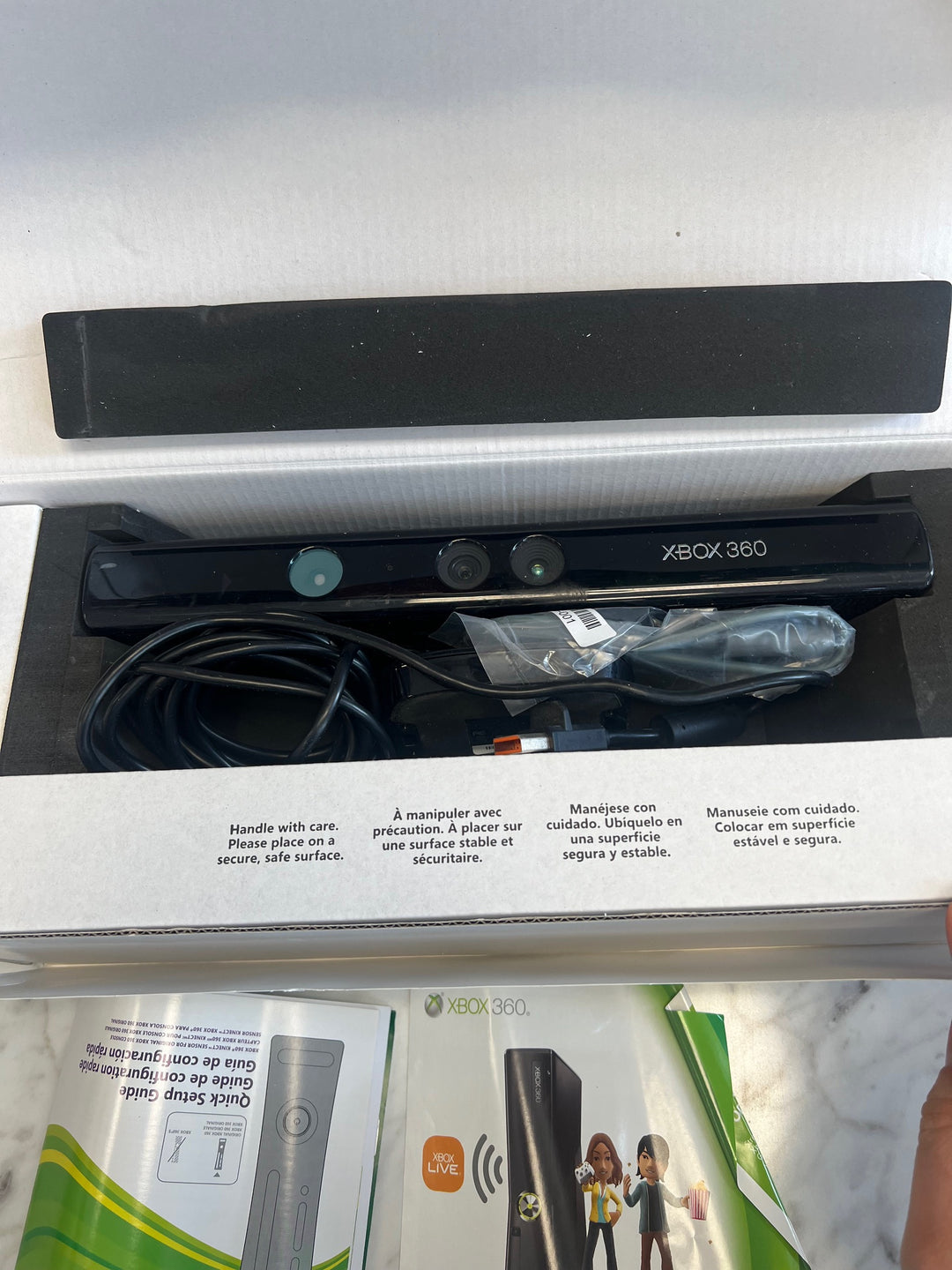 Xbox 360 Kinect Sensor in Box A63025