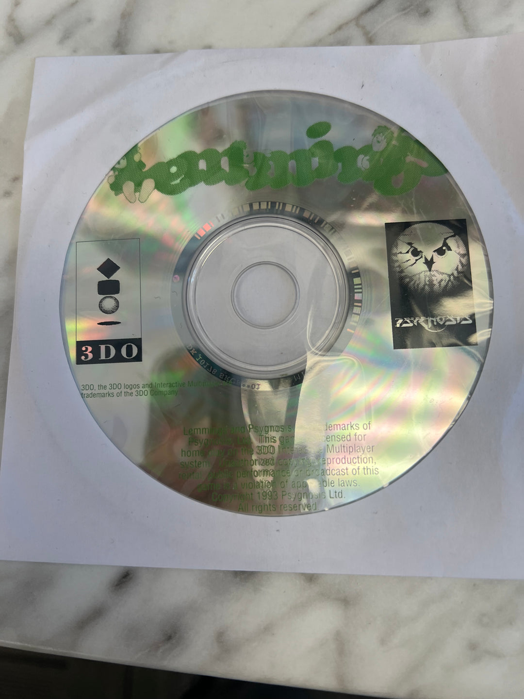 Lemmings for Panasonic 3DO Disc Only No Case/Manual DU62724