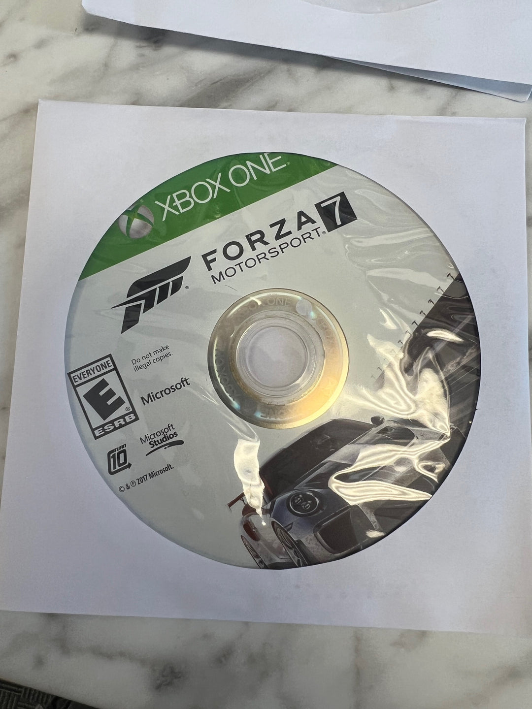 Forza Motorsport 7 for Xbox One Disc Only No Case/Manual DU62724