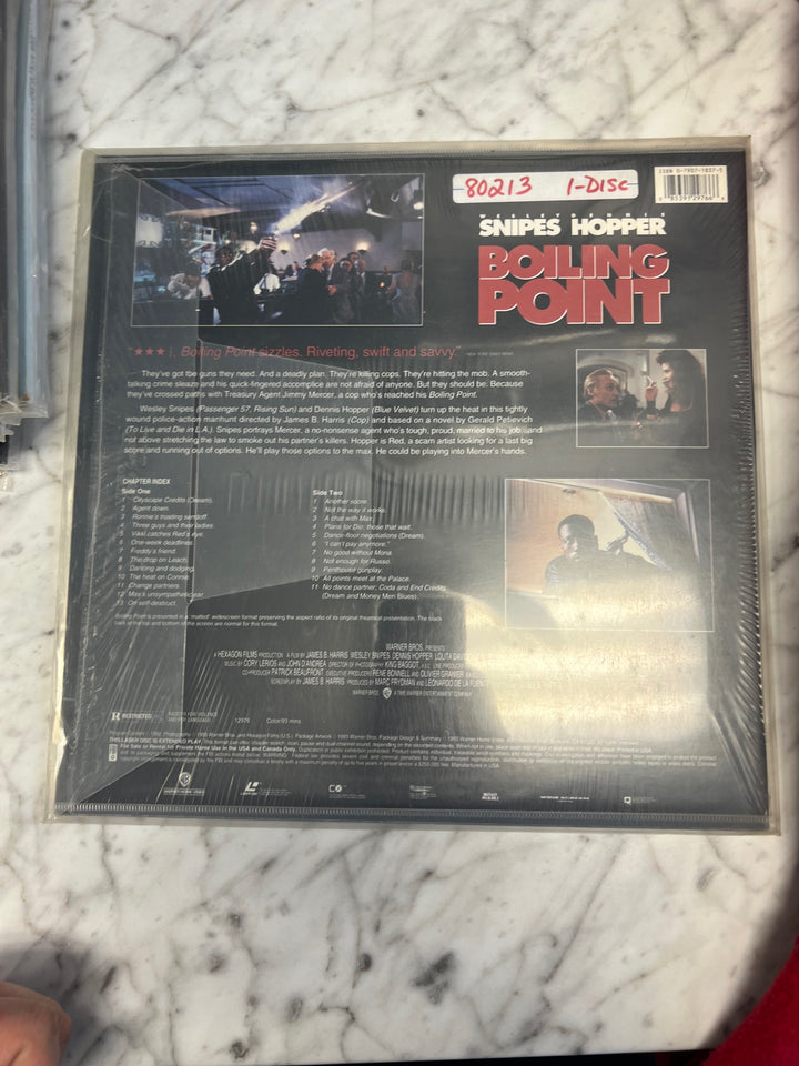 Boiling Point Laserdisc Movie    LD121624