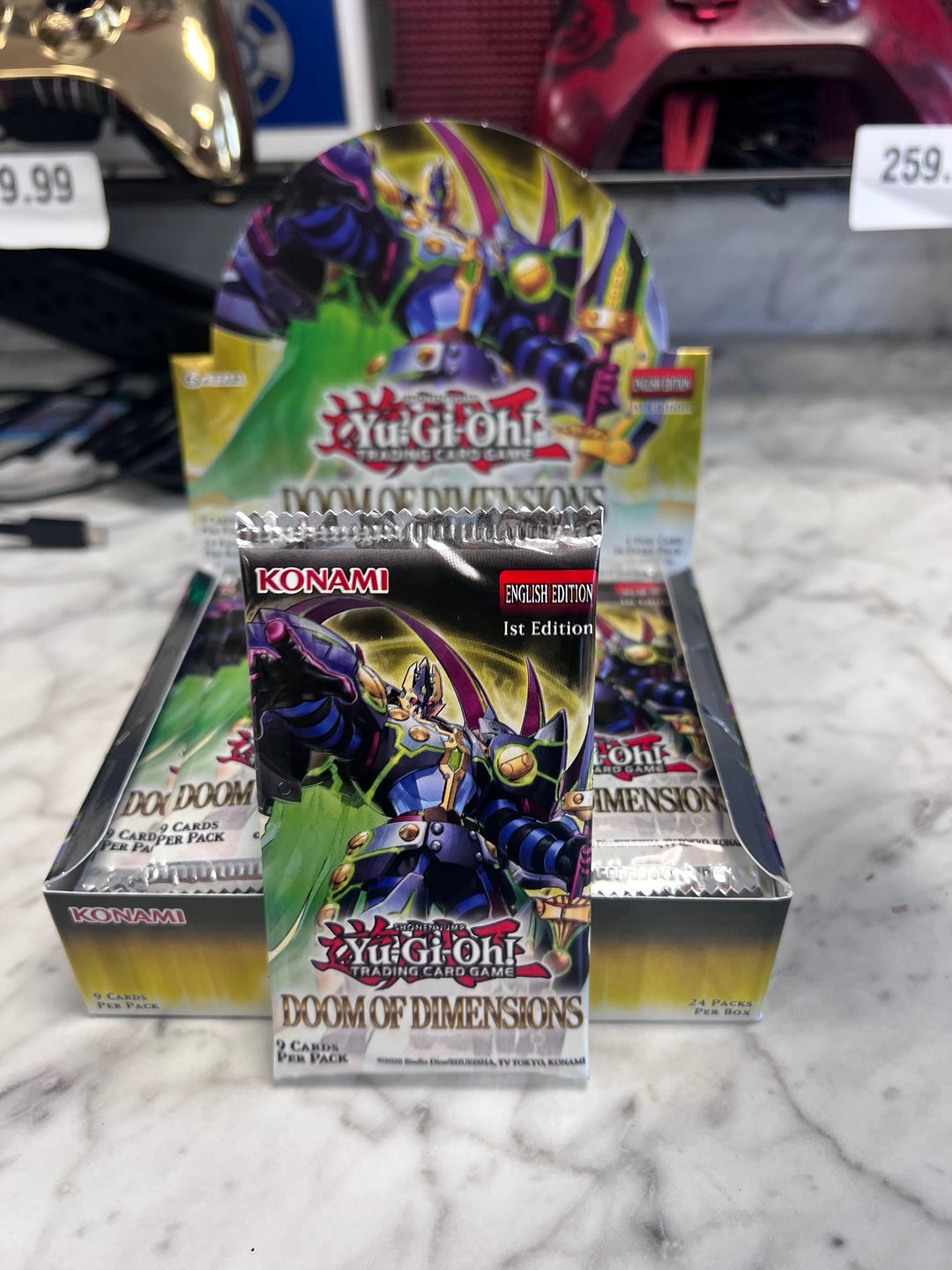 Yu-Gi-Oh! TCG Doom of Dimensions Booster Pack or Bundle (Available 9/26/25)