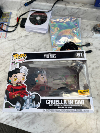 Funko Pop! Disney Villains Cruella In Car #61 101 Dalmatians