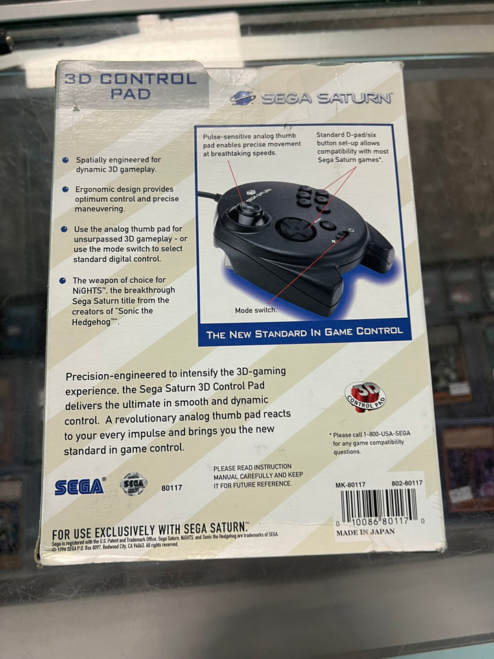 EMPTY BOX ONLY Sega Saturn 3D Control Pad CO72126