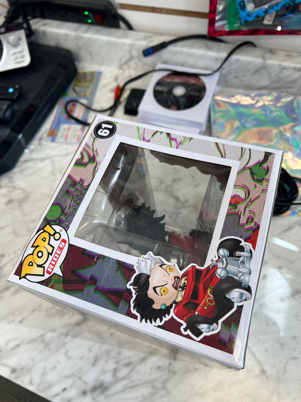 Funko Pop! Disney Villains Cruella In Car #61 101 Dalmatians