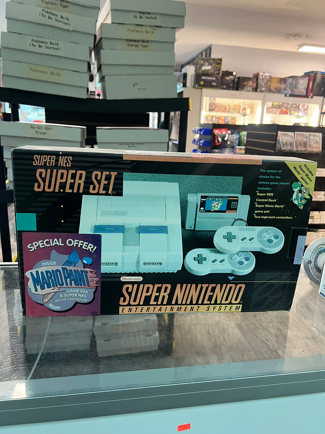 EMPTY BOX ONLY Super Nintendo Entertainment System SNES Super Set  CO72126