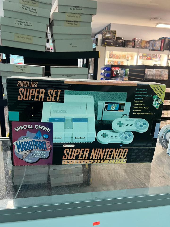EMPTY BOX ONLY Super Nintendo Entertainment System SNES Super Set  CO72126
