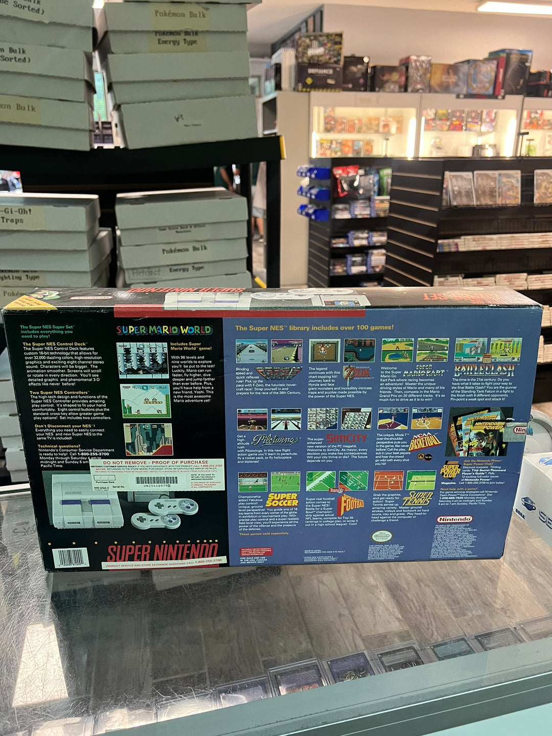 EMPTY BOX ONLY Super Nintendo Entertainment System SNES Super Set  CO72126