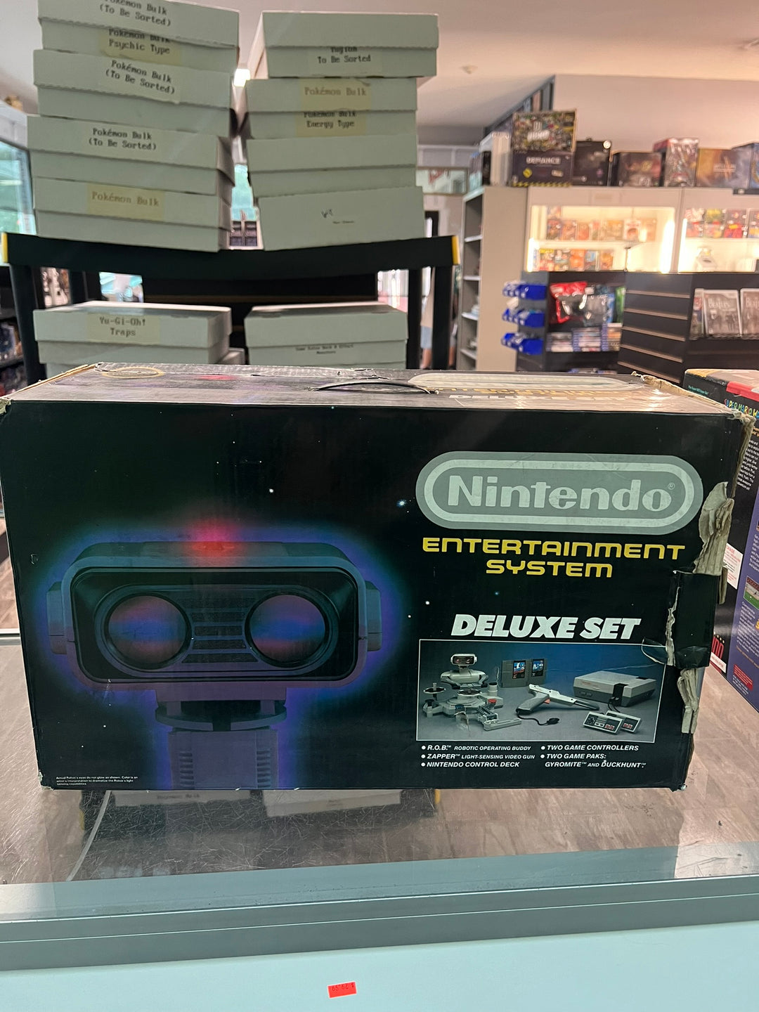 EMPTY BOX ONLY Nintendo Entertainment Delue Set (ROB Cover) CO72126