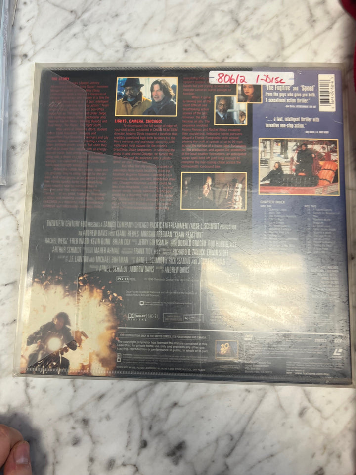 Chain Reaction Laserdisc Movie    LD121624