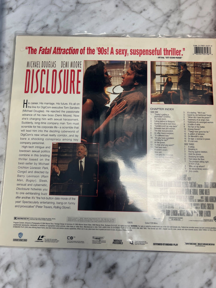 Disclosure Laserdisc Movie    LD121624