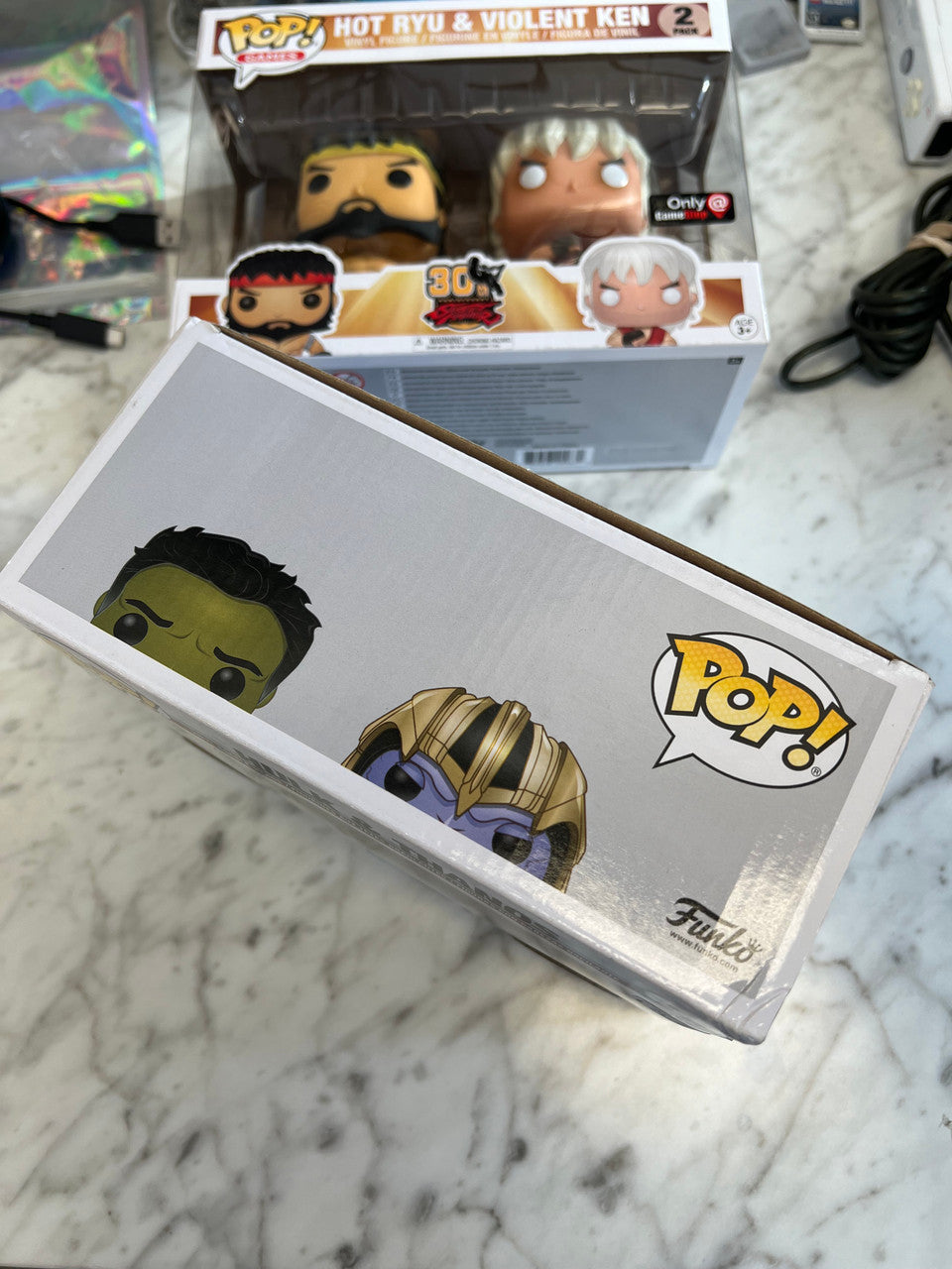 Funko Pop! Vinyl: Marvel - Hulk & Thanos 2PK - Barnes and Noble (BN) (Exclusive)