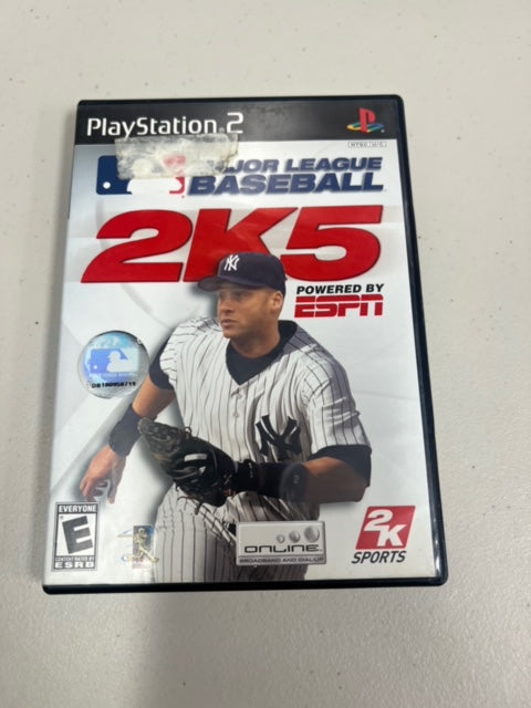 Major League Baseball 2K5 for Playstation 2 PS2 in case. Tested and Working.     DO63024