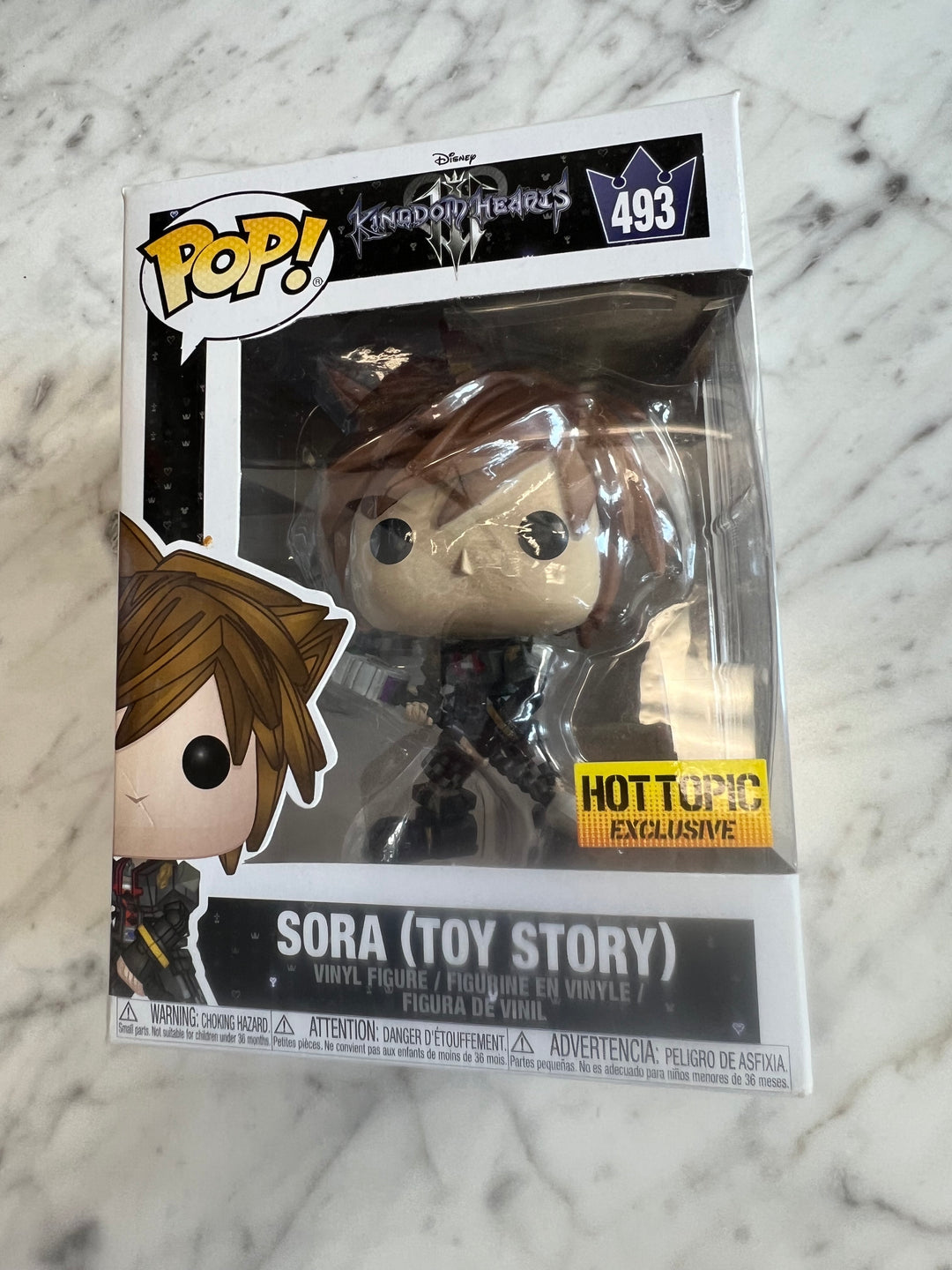 Kingdom Hearts III Funko Pop Sora (Toy Story) #493 Hot Topic