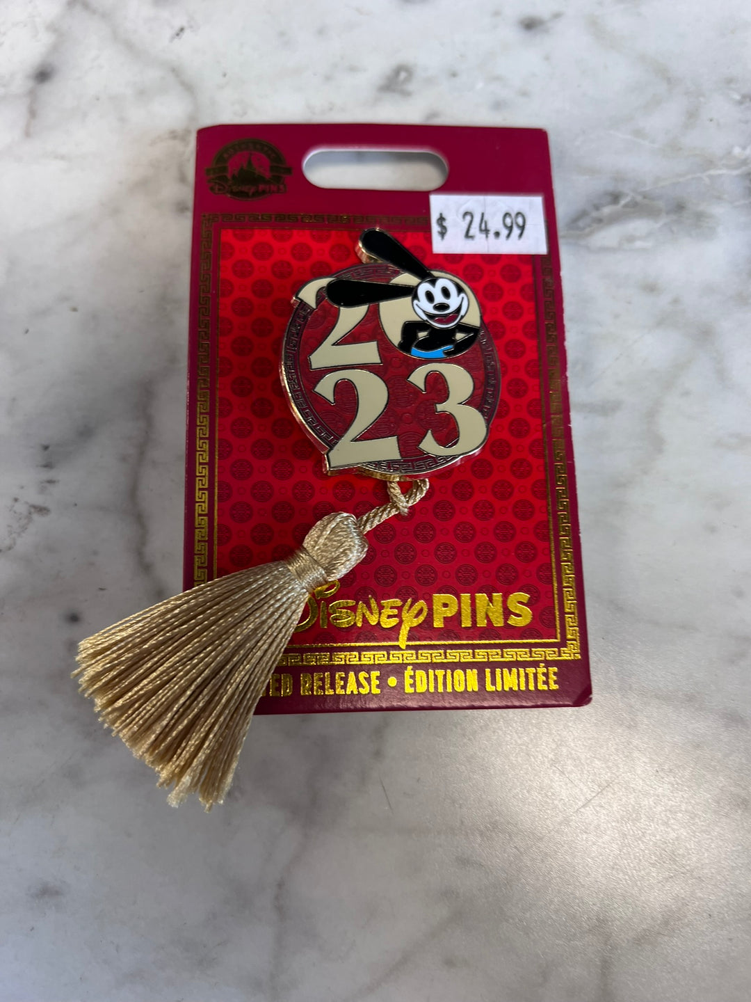 Disney Pin Oswald The Lucky Rabbit Lunar New Year 2023 Tassel Limited Release NA11926