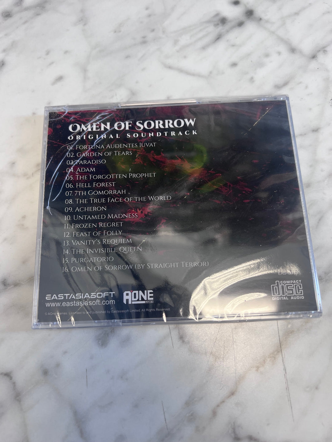 Omen of Sorrow Original Video Game  Soundtrack CD NEW East Asia Soft N92625