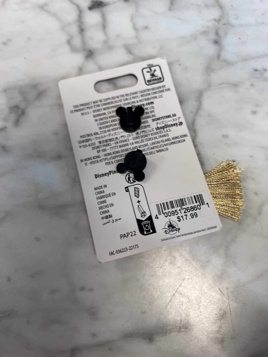 Disney Pin Oswald The Lucky Rabbit Lunar New Year 2023 Tassel Limited Release NA11926