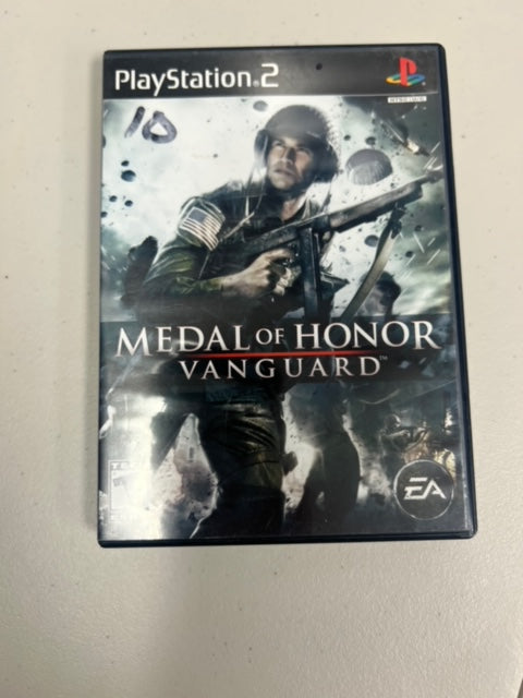 Medal of Honor Vanguard for Playstation 2 PS2 in case. Tested and Working.     DO63024