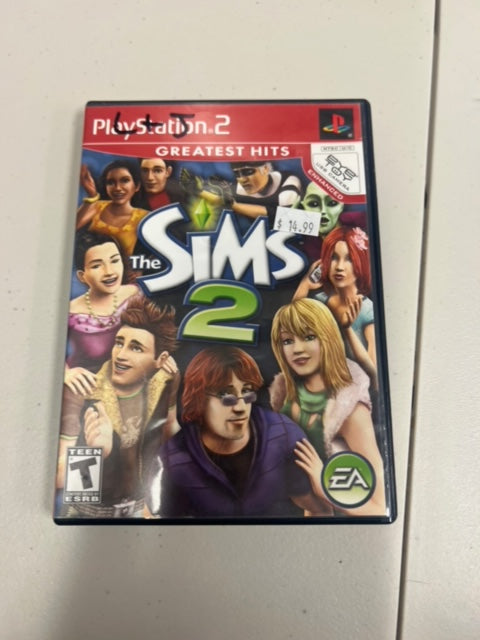 The Sims 2 for Playstation 2 PS2 in case. Tested and Working.     DO63024