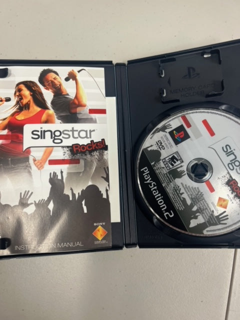 Singstar Rocks for Playstation 2 PS2 in case. Tested and Working.     DO63024