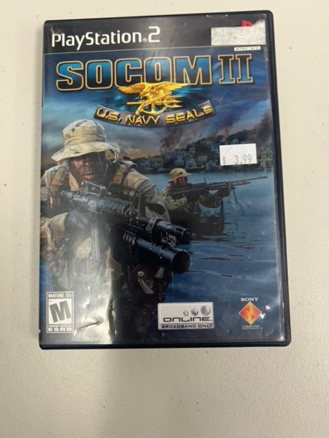 Socom II for Playstation 2 PS2 in case. Tested and Working.     DO63024