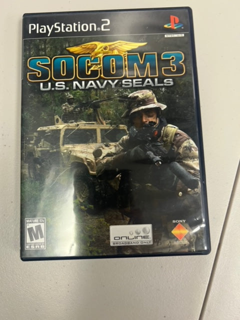Socom III for Playstation 2 PS2 in case. Tested and Working.     DO63024