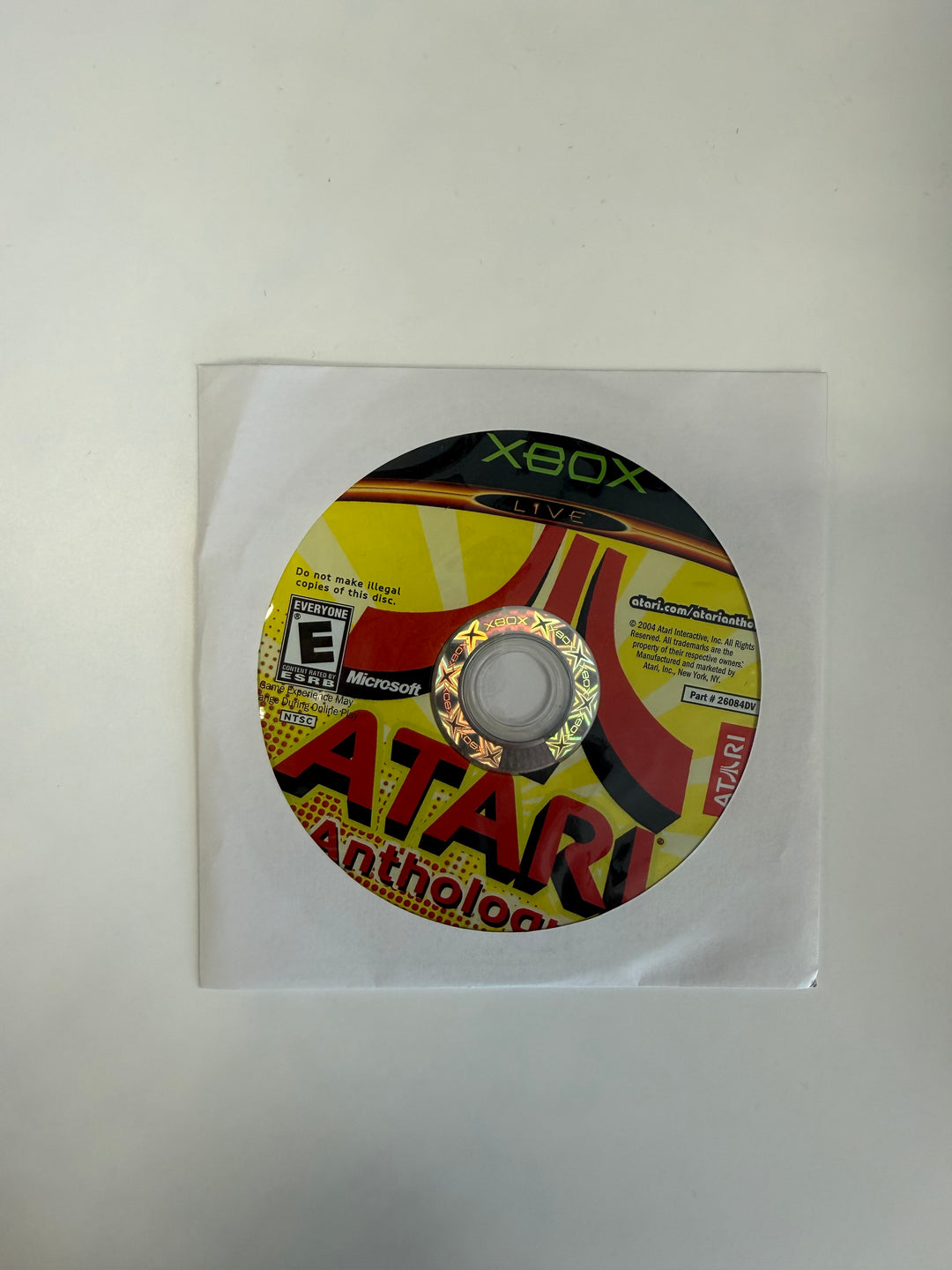Atari Anthology *DISC ONLY* - Original Xbox DI72626