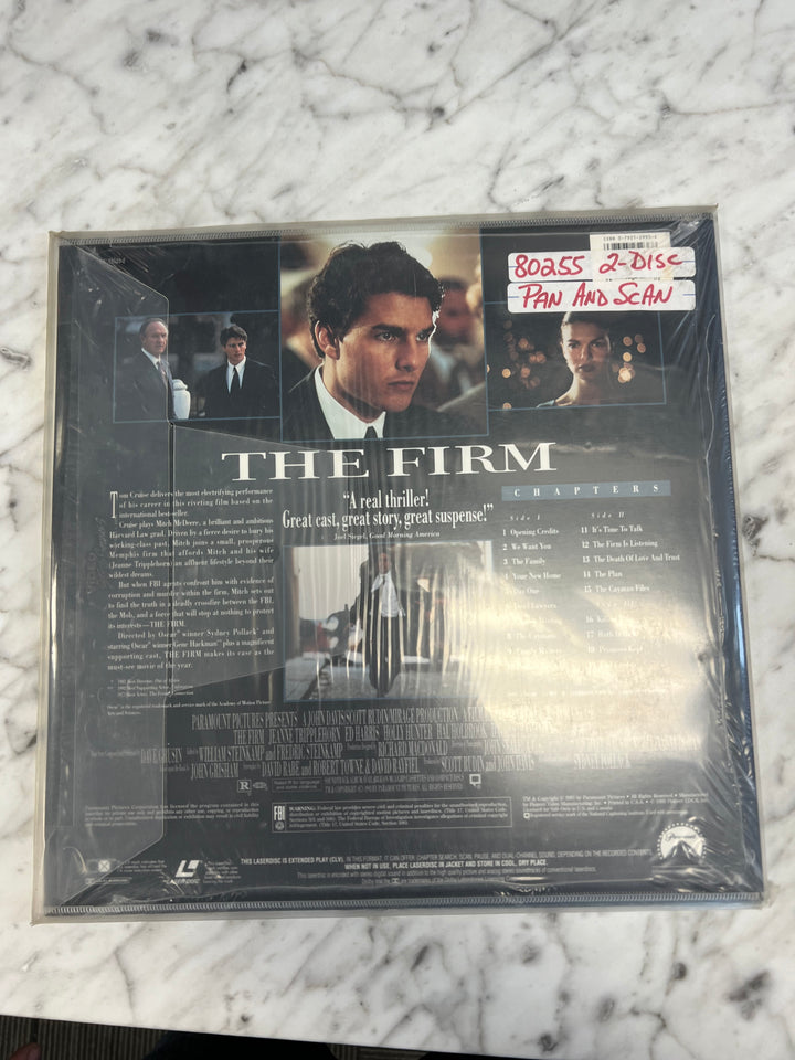 The Firm Laserdisc Movie    LD121624