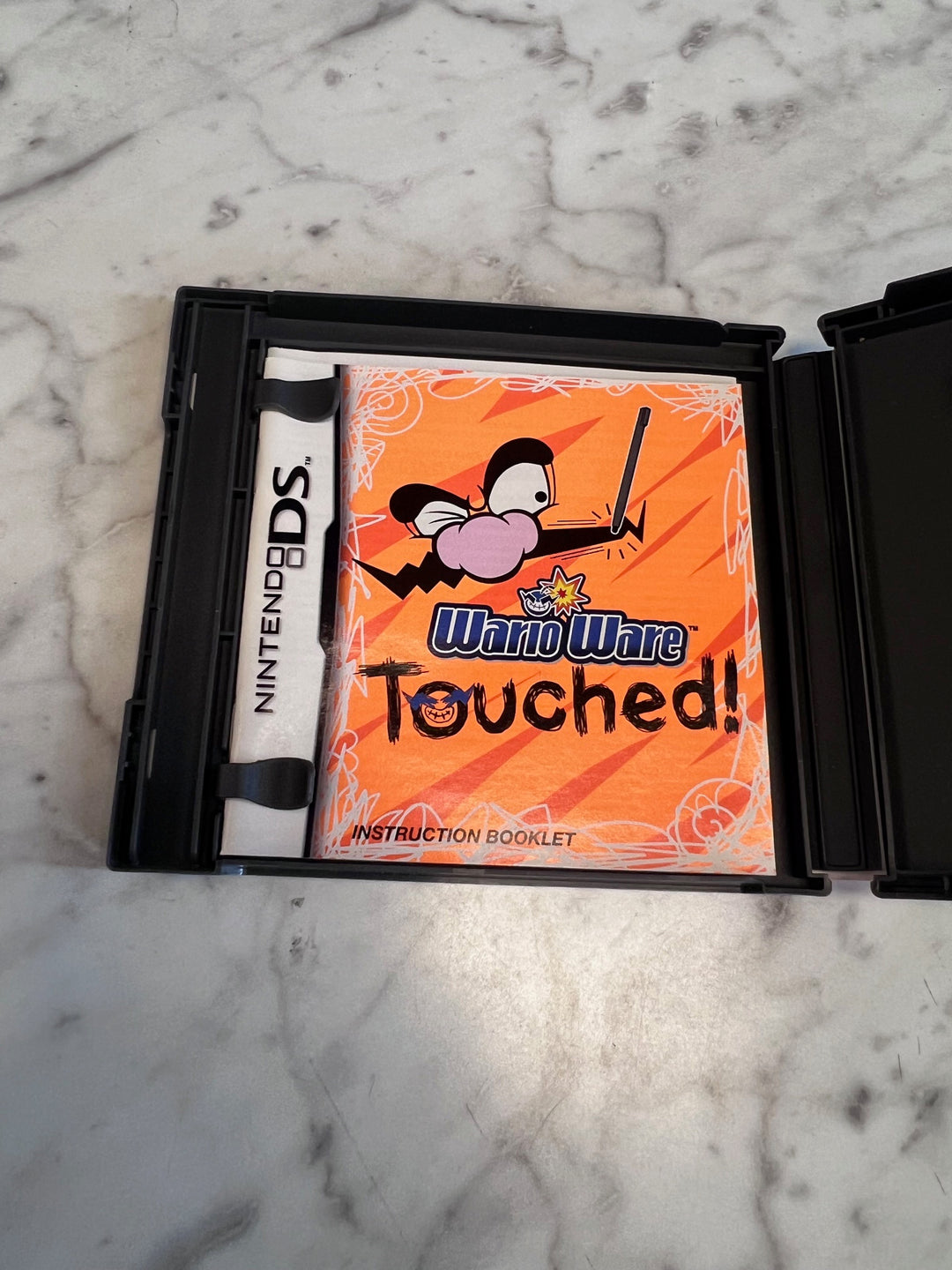 Wario Ware Touched Nintendo DS CASE AND MANUAL ONLY CO92625