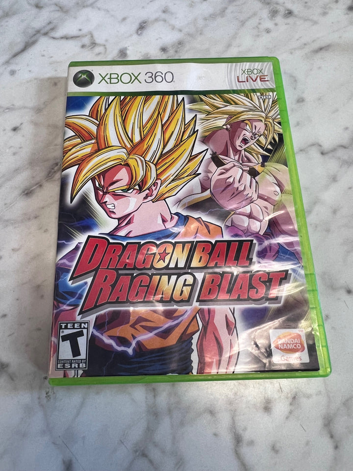 Dragon Ball Raging Blast Xbox 360 CASE AND MANUAL ONLY CO92625