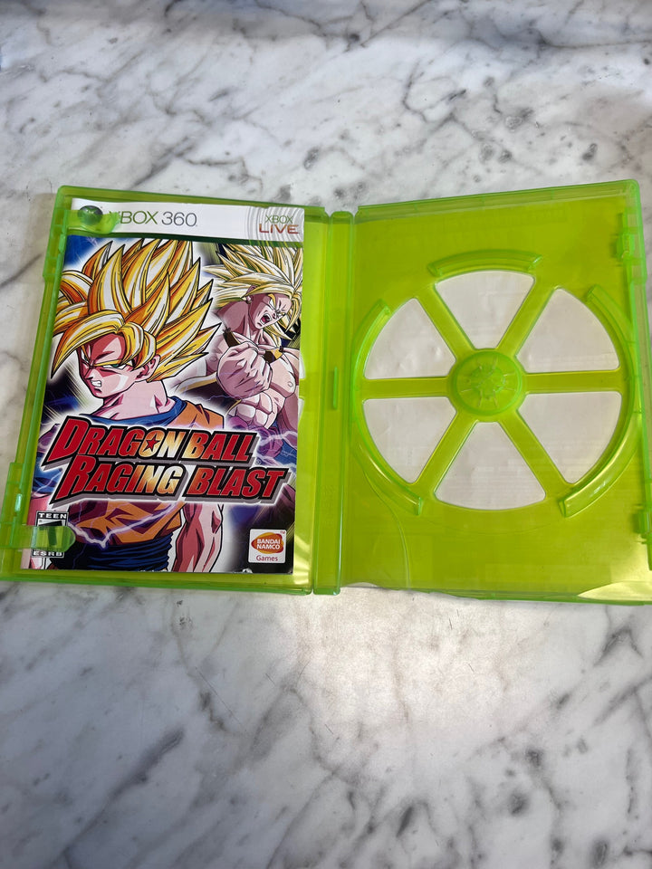 Dragon Ball Raging Blast Xbox 360 CASE AND MANUAL ONLY CO92625