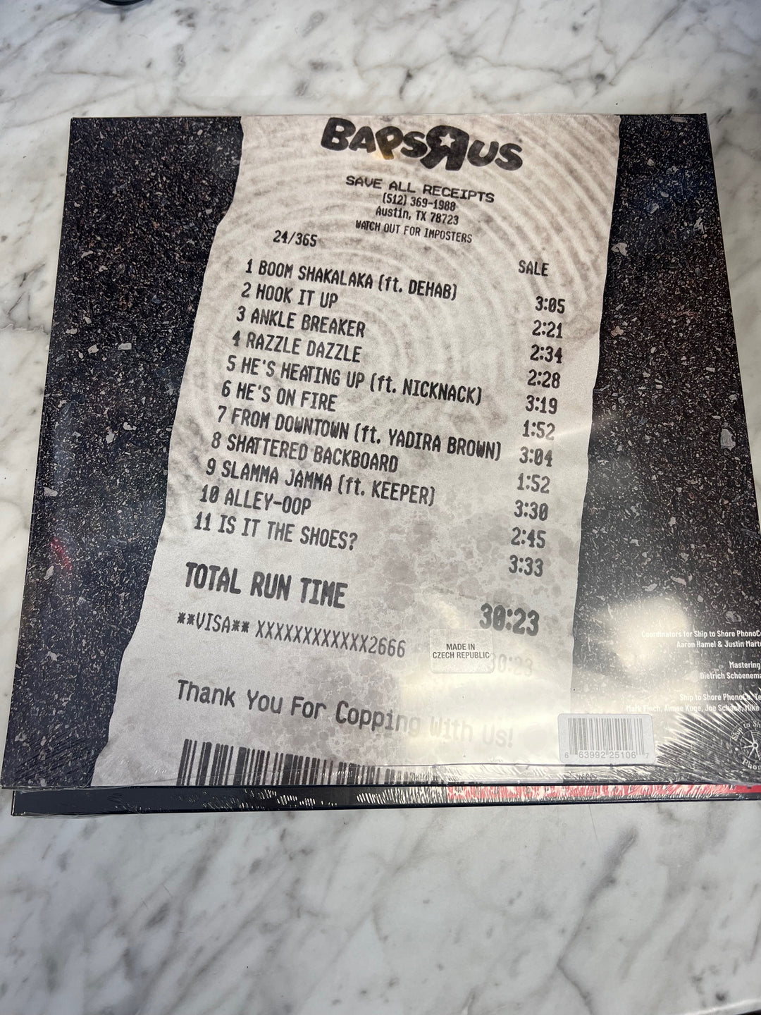 Boom Shaka Laka: NBA Jam Soundtrack by Boom Baptist Vinyl Record   NV63025