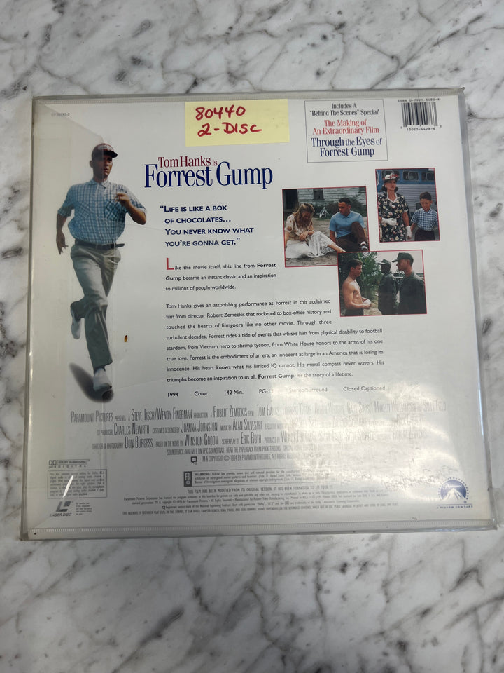 Forrest Gump Laserdisc Movie (Full Screen)      LD121624
