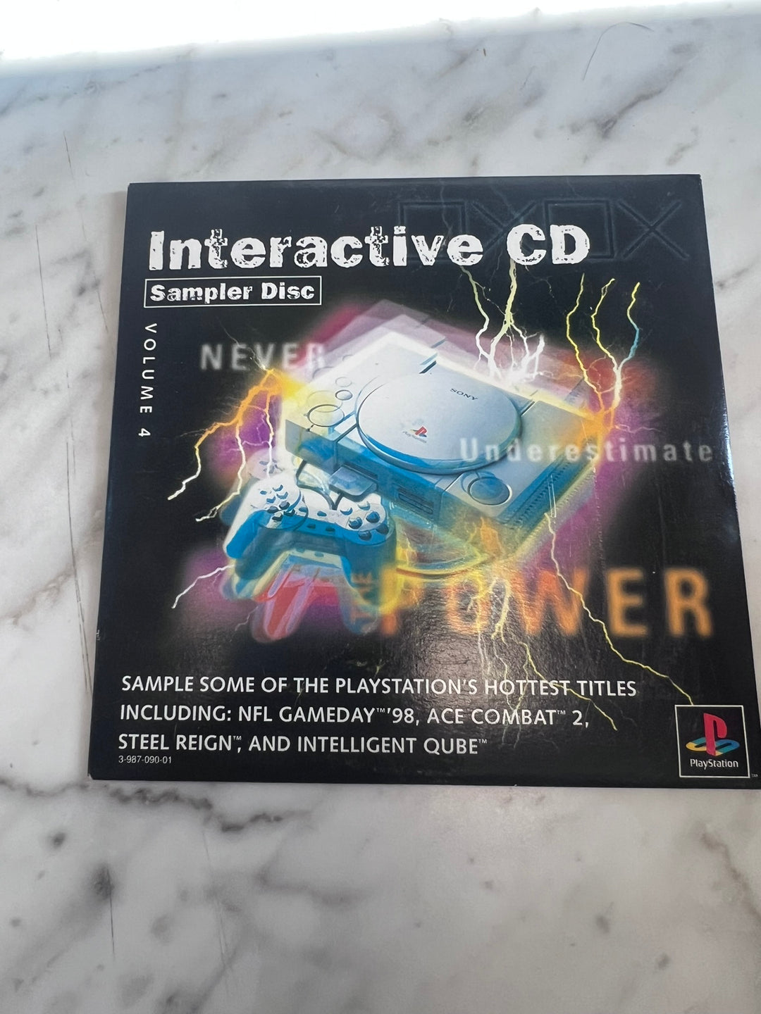 Playstation PS1 Interactive Sampler Disc Volume 4 Demo Disc DE11926