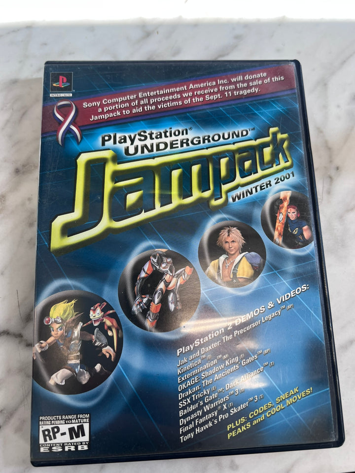 Playstation Underground Jampack Winter 2001 Demo Disc DE11926
