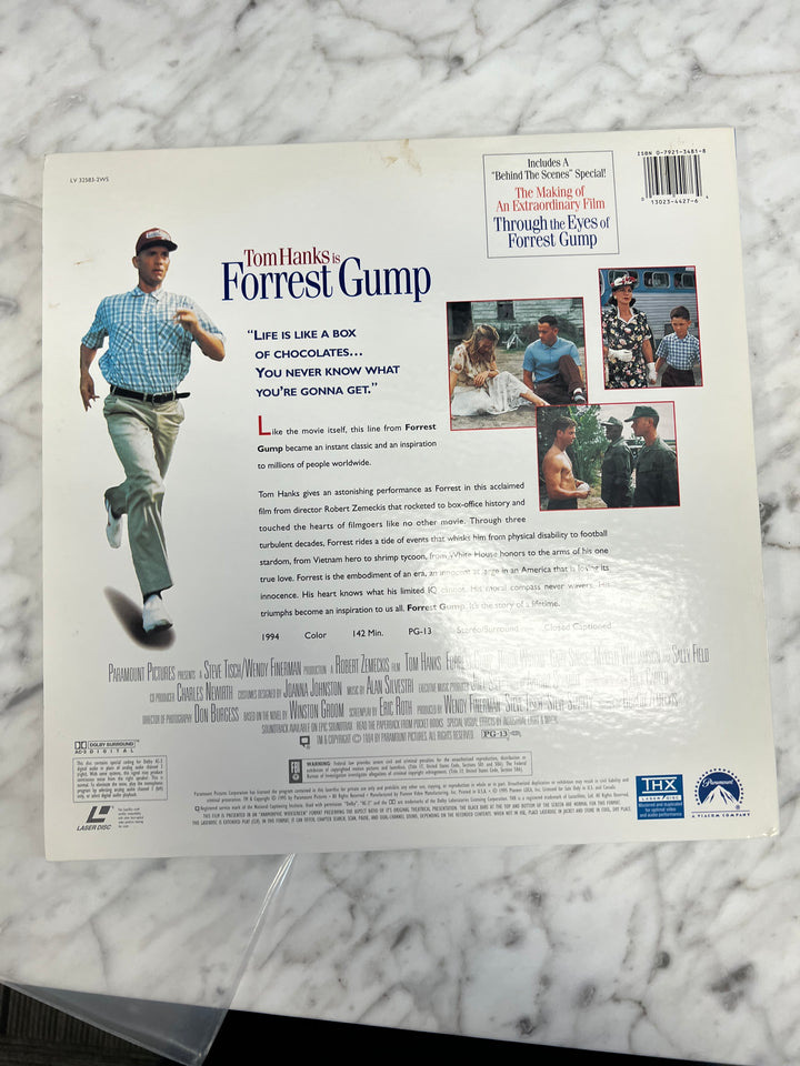 Forrest Gump Laserdisc Movie (Wide Screen)      LD121624