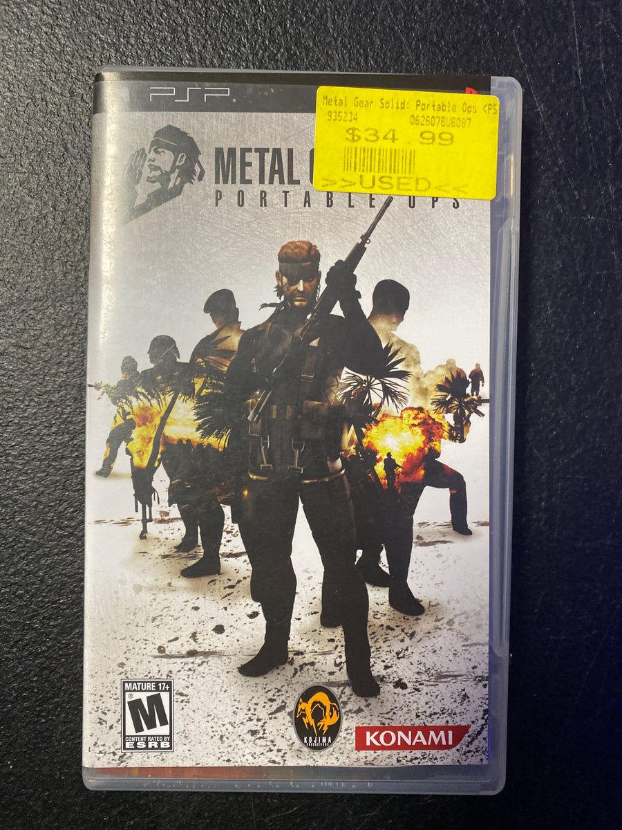 metal gear solid portable ops Metal Gear Solid Portable Ops