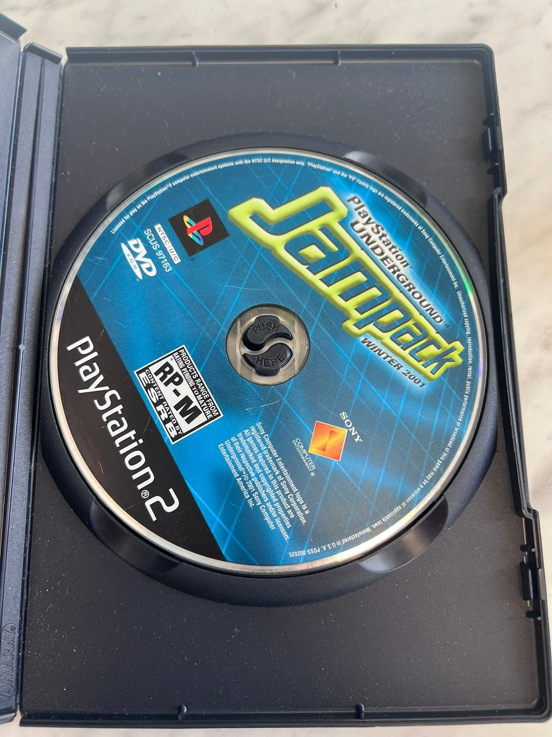 Playstation Underground Jampack Winter 2001 Demo Disc DE11926