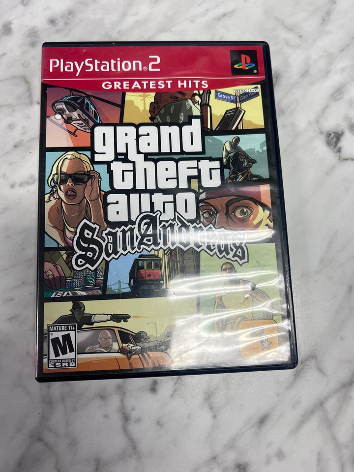 Grand Theft Auto San Andreas CASE ONLY PS2 Playstation 2 CO11926