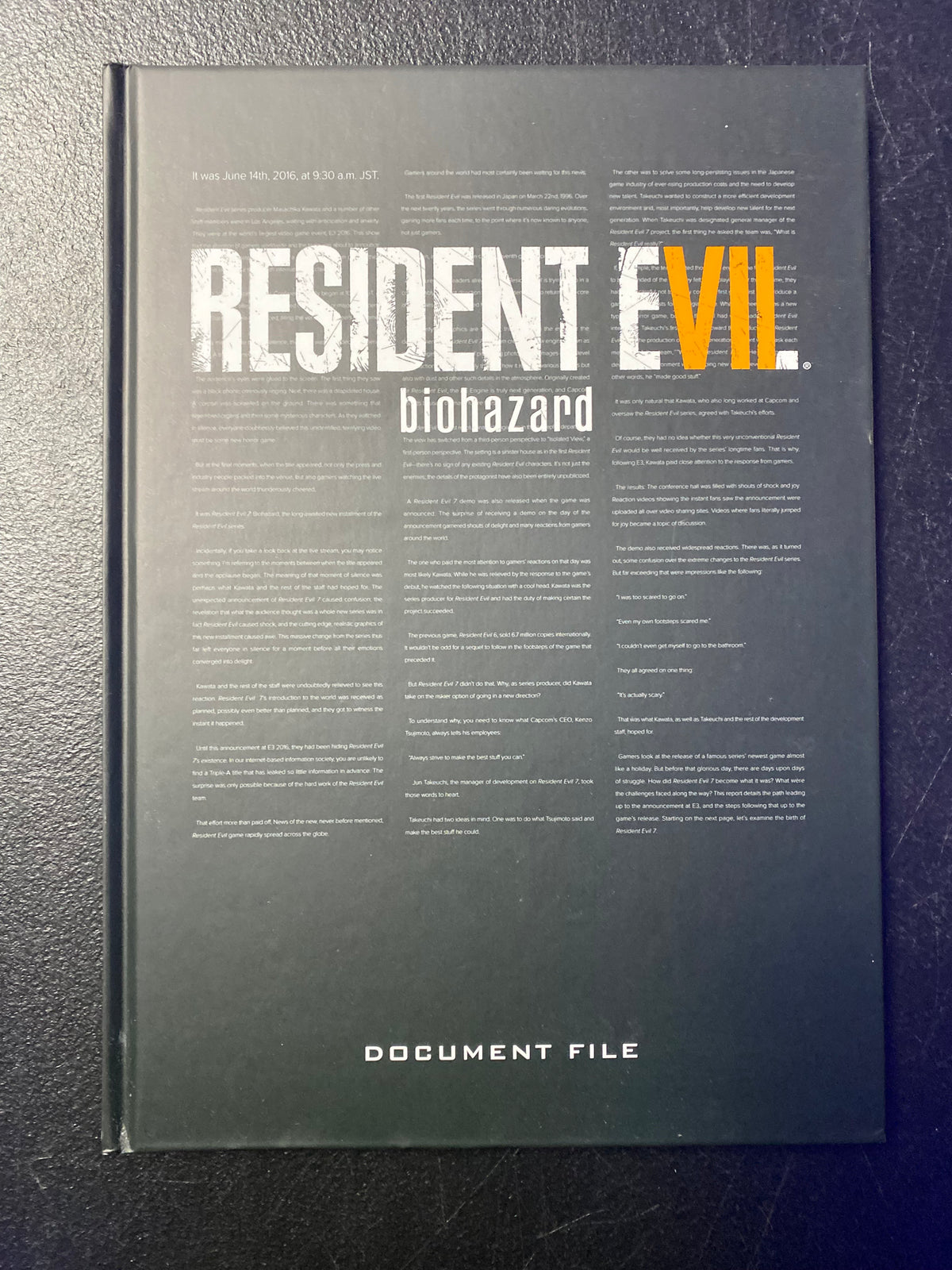 Resident Evil 7: Biohazard Document File (Dark Horse) - Strategy  display picture 1