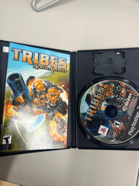 Tribes Aerial Assault for Playstation 2 PS2 in case. Tested and Working.     DO63024