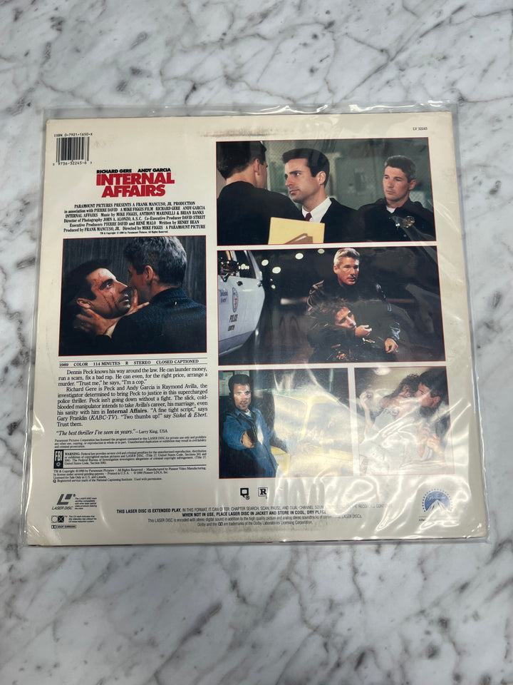 Internal Affairs Laserdisc Movie    LD121624