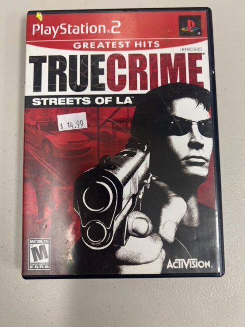True Crime Streets of LA for Playstation 2 PS2 in case. Tested and Working.     DO63024
