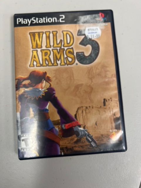 Wild Arms 3 for Playstation 2 PS2 in case. Tested and Working.     DO63024