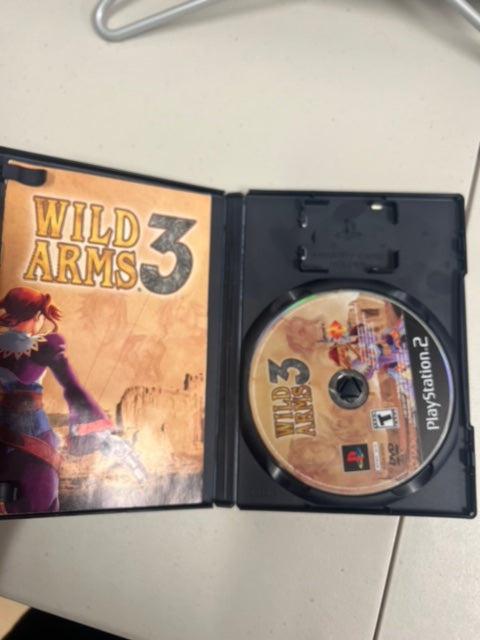 Wild Arms 3 for Playstation 2 PS2 in case. Tested and Working.     DO63024